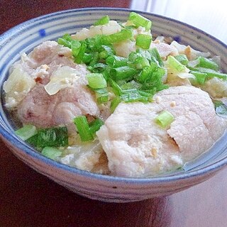 がっつり系喜ぶ♡肉巻き餃子うどん